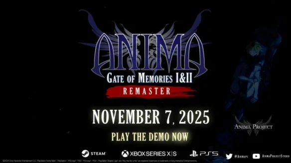 《阿尼玛：回忆之门1&2 重制版》11月7日多平台发售！