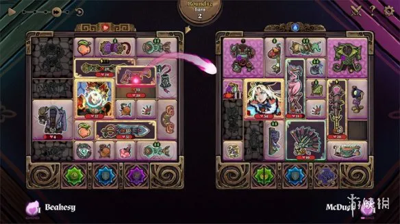 童话角色背包乱斗对战游戏《Turnbound - 缚魂棋盘》