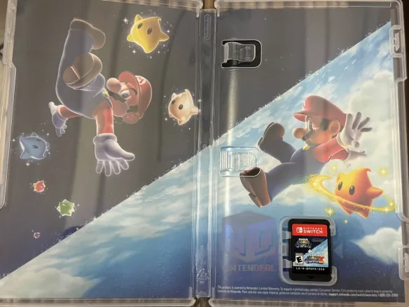 《超级马里奥银河1+2合集》偷跑！实体版艺术图曝光