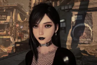 《剑星》哥特妆容MOD！血色唇彩+泪痕眼影动态破损