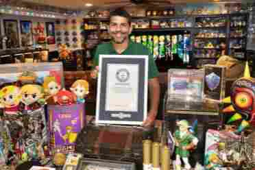 《塞尔达传说》周边世界最大收藏获吉尼斯认证石油佬