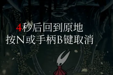 《空洞骑士》死亡传送MOD！复活后直飞暴毙现场+遗产自动回收