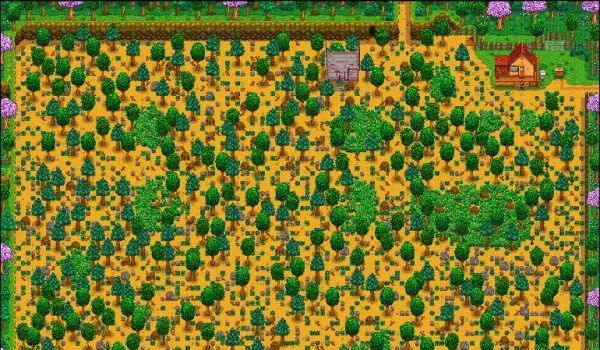《星露谷物语》超大型农场MOD！地图扩展300%+自动化灌溉网络
