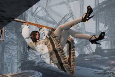 《剑星》伊贝里斯礼服MOD！黑玫瑰流光+动态蕾丝缠绕