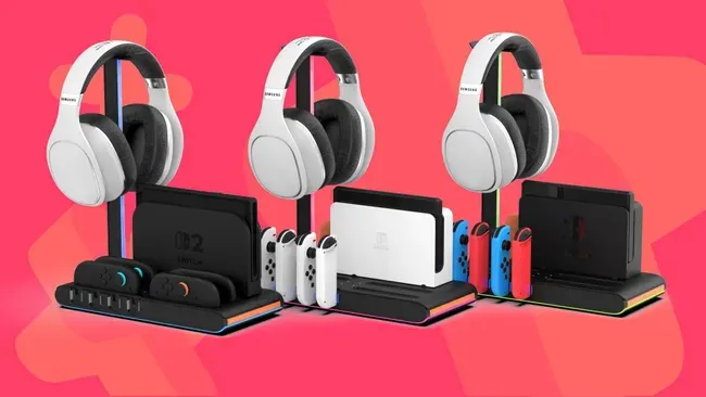 iMP发布Switch 2多功能充电底座：集成LED与卡带存储