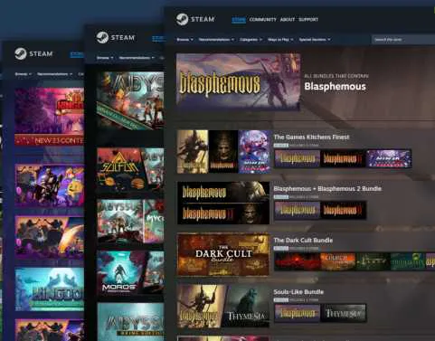 Steam推出新功能：可一键查看某款游戏的所有捆绑包